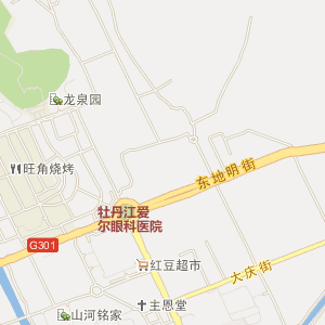 牡丹江地图 牡丹江市药店 逢春药店中西成药医疗器械