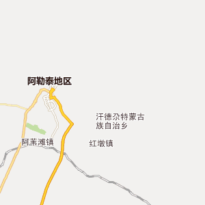 阿勒泰地区概述行政地图