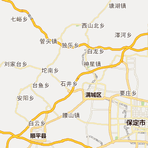 保定莲池区地图