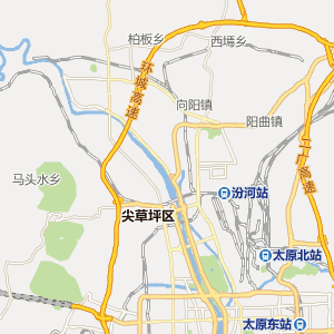 太原市行政地图