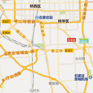 石家庄桥西区地图