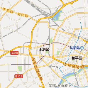 沈阳市生活交通线路地图