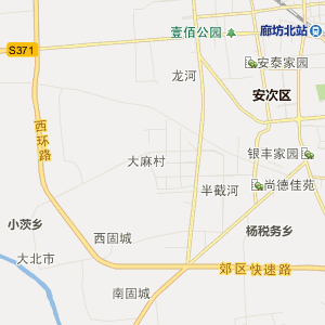 廊坊市atm交通地图