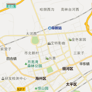 阜新地图高清