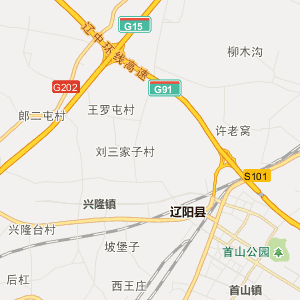 辽阳市购物交通线路地图