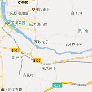 辽阳市购物交通线路地图