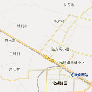 黑龙江大庆市 萨 0459585_图吧地图