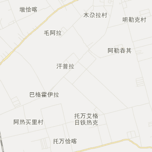 喀什地区泽普县行政地图