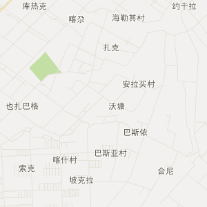 和田地区和田县地图