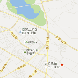 克拉玛依市克拉玛依区地图