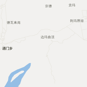 日喀则市谢通门县历史地图