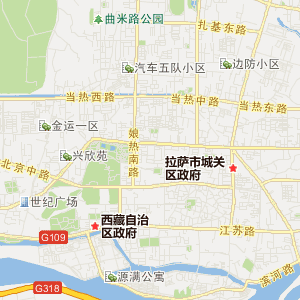 拉萨市城关区地图