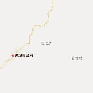 昌都市边坝县地理地图