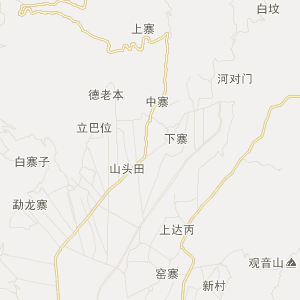 保山市昌宁县行政地图