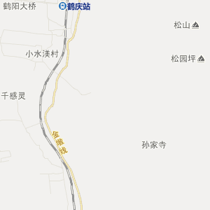 大理白族自治州鹤庆县行政地图