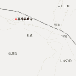 凉山彝族自治州喜德县地图