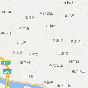 乐山市犍为县地图