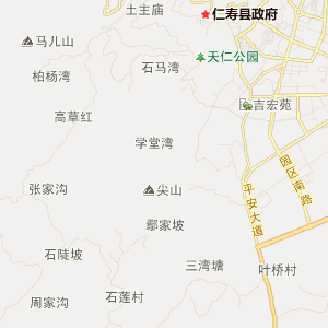 眉山市仁寿县地图