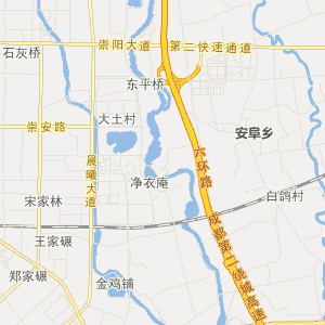成都市崇州市地理地图