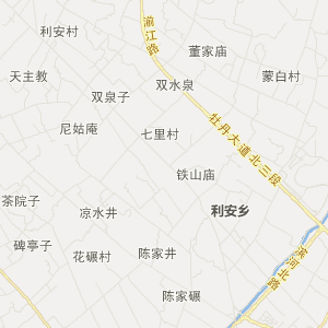 成都市彭州市地图