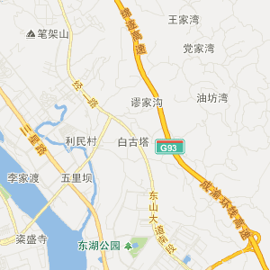 绵阳市涪城区地图