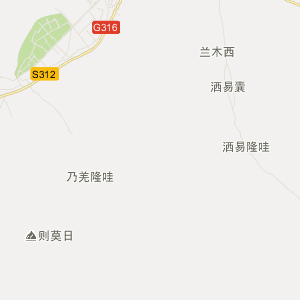 甘南藏族自治州夏河县行政地图