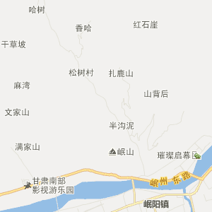 定西市岷县地图