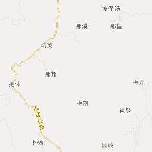 崇左市凭祥市行政地图