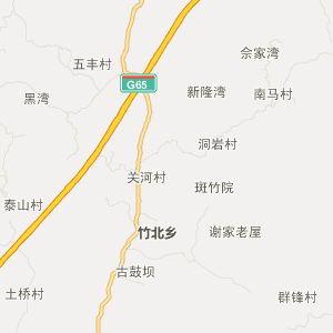 达州市大竹县地图