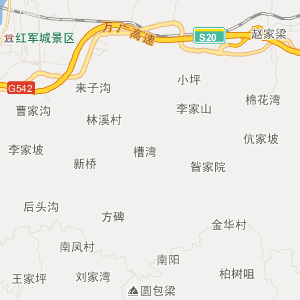 广元市旺苍县行政地图