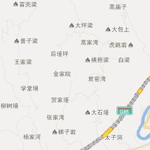 巴中市南江县地理地图