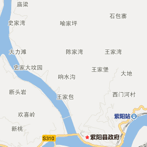 安康市紫阳县地理地图