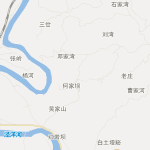 汉中市西乡县地理地图