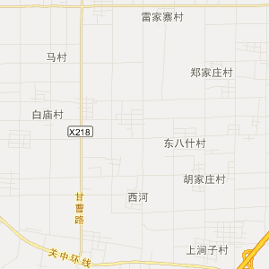 西安市鄠邑区地图