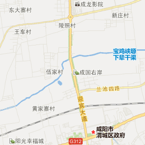 咸阳市渭城区地图