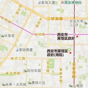 西安201路上行公交线路