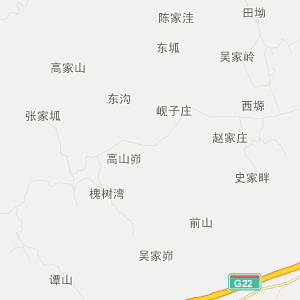 庆阳市庆城县行政地图