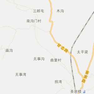 延安市甘泉县地图