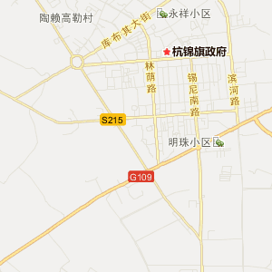 鄂尔多斯市杭锦旗历史地图