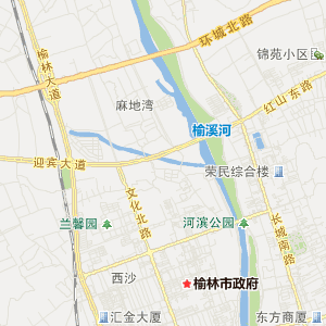 榆林市榆阳区历史地图