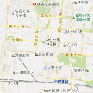 包头市昆都仑区地图