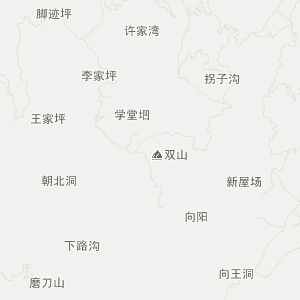 宜昌市秭归县行政地图