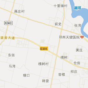 南阳市邓州市地图