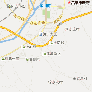 吕梁市离石区地图