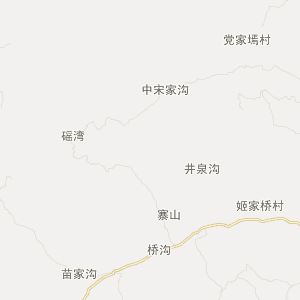 榆林市米脂县地理地图