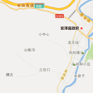 临汾市安泽县地图