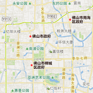 佛山市禅城区地图