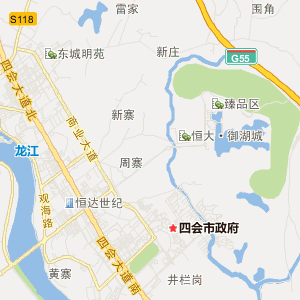 肇庆市四会市地图