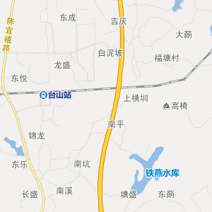 江门市台山市地理地图