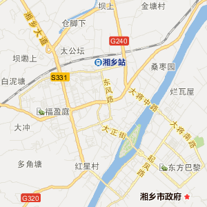 湘潭市湘乡市地图